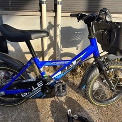 14インチ　子供用自転車　　補助輪ありの画像