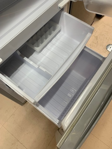 美原店 シャープ 2ドア冷蔵庫 137L 2018年製 SHARP SJ-D14D-S 100Lクラス シルバー つけかえどっちもドア