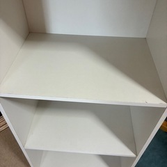 3段 カラーボックス ホワイトの画像