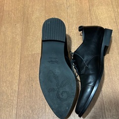 2回使用 極美品 銀座かねまつ レースアップシューズ 23cm 本革 ブラックの画像
