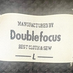 Doublefocus ショールカラーカーディガン ケーブルニット ネイビー　アクリル100%の画像