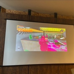 【値下げ可能】プロジェクター用ロールスクリーン　100インチの画像