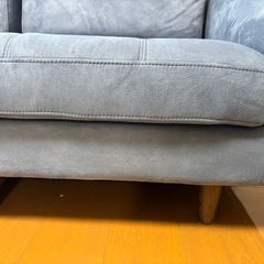 L字ソファ3人がけプラスオットマンの画像