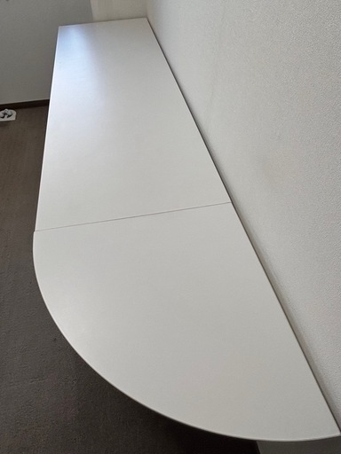 [セット]簡単組み立て式テーブル&コーナーテーブル