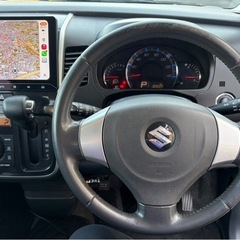 ☆車検長い☆スズキ ワゴンR スティングレイ MH23S H21年 169000km バリ溝スタッドレスタイヤ Androidナビの画像