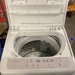 商談中　& 洗濯機　Panasonic パナソニック　5kg NA-F5B2 2023年製　動作確認済みの画像