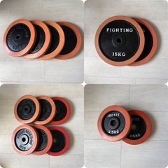 ベンチ、ダンベル、バーベルなどの画像