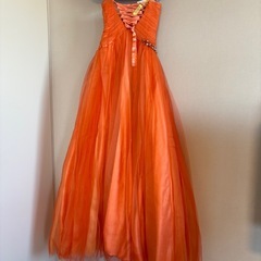 オレンジ色ドレス
の画像