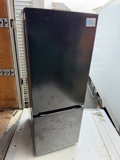 NO B868?福岡市内配送設置無料✨?yselect YRZF15J ヤマダオリジナル ２ドア冷蔵庫 (156L・右開き) ブラック