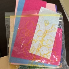 色画用紙 フェルト 折紙 色鉛筆 春休みの工作に！の画像