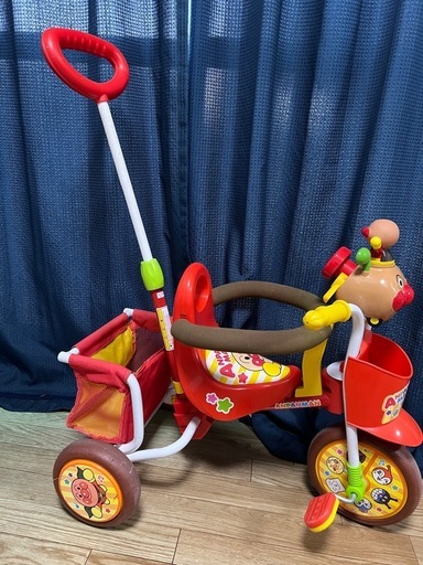 エムアンドエム M&M それいけ！アンパンマン 三輪車 オールインワンUP