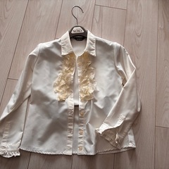 卒業式入学式ジャケット&フリルブラウスの画像