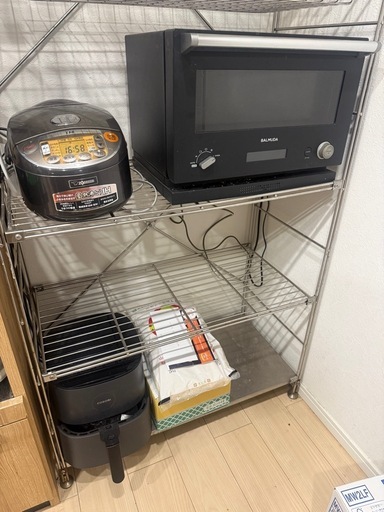 【先着優先】無印良品 ステンレスユニットシェルフ 美品 