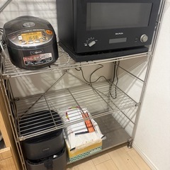 【先着優先】無印良品 ステンレスユニットシェルフ 美品 の画像