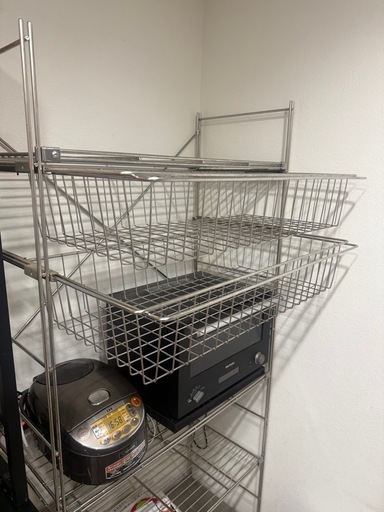 【先着優先】無印良品 ステンレスユニットシェルフ 美品 