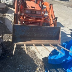 一発始動。動作確認済み 希少！クボタ サンシャイン L1-22D トラクター マニアフォーク バケット ロータリー完備 広島 1087hの画像