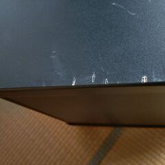 テレビ台　中古品　ガラス扉　キャスター付きの画像