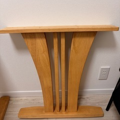 ニトリ　ダイニングテーブル　脚部分のみの画像