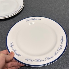 ロンハーマン　平皿　2枚セット　ゴールド　ブルーの画像