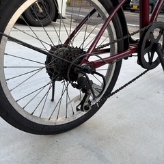 折りたたみ自転車の画像