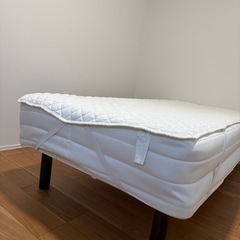無印良品　脚付マットレス　シングル
の画像