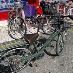 自転車 6段変速付き 26インチの画像