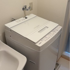 洗濯機 東芝 aw-8dh5-w 定価88,970円 2025年製の画像