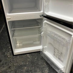 【中古】maxzen 2ドア冷蔵庫 JR087LM01GMの画像