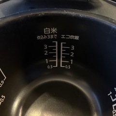 2019年製 Panasonic IHジャー炊飯器3合炊きの画像
