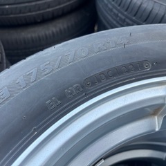 【2021年製】175/70R14 ブリヂストン サマータイヤ4本 ホイールなしの画像