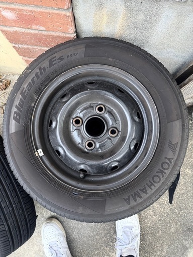 12インチ スチールホイール 4本セット 145/70r12