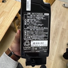 【未使用】Panasonic 電動自転車用バッテリー NKY580B02（8.0Ah）正規品の画像