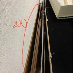 ニトリ大容量収納・コンセント付シングルベッド×2の画像