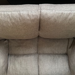 ニトリ 形が自在に変えられるコンパクトソファ(ツバサ3 BR)の画像