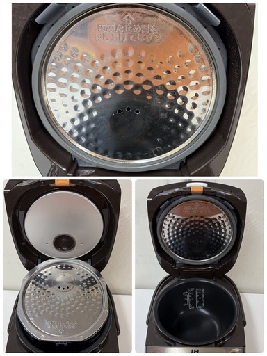 【?買取市場 6ヶ月保証】R449 ☀️ ZOJIRUSHI IH炊飯ジャー 5.5合炊き 19年製 NP-VP10E6 ⭐ 動作確認