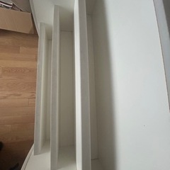 値下げしました！　子供用　本棚　日本製　ホワイトの画像