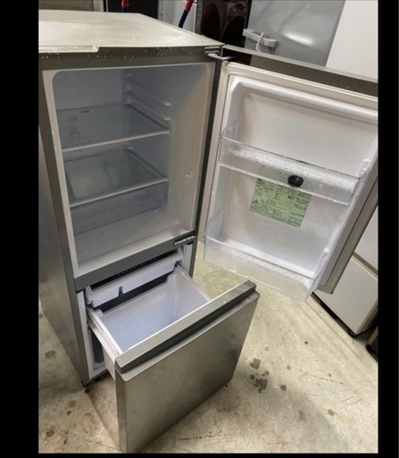 NO B860?福岡市内配送設置無料✨?冷蔵庫 ブラッシュシルバー AQR-13K-S [126L /2ドア /右開きタイプ] [冷凍
