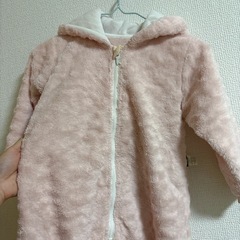 ベビーロンパース　カバーオール　　フリースの画像