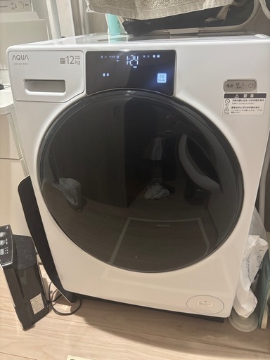 AQUAのドラム式洗濯乾燥機「AQW-SD12R-L
