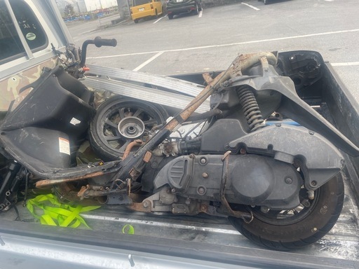 アドレス125書類あり部品どり車