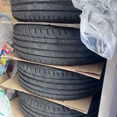 アルミホイール夏タイヤ4本セット軽にの画像