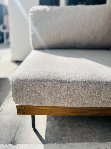 《売約済》journal standard Furnitureリルシリーズ 2シーターソファ　検） ジャーナルスタンダード リルシリーズ ソファ 2人掛け 2P 2シーター journal standard furniture LILLE オークフレーム アイアン脚 北欧 インダストリアル　アクメ　アクメファニチャー　acme furniture