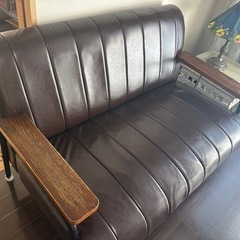 ニトリ　　ソファ　ヴィンテージ風
の画像