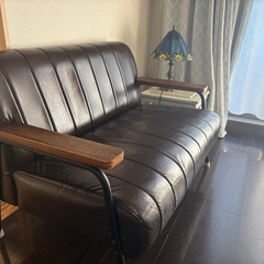 ニトリ　　ソファ　ヴィンテージ風
の画像