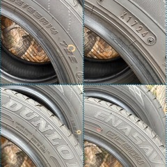 ⑫155/65R14 中古タイヤ2本の画像