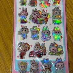 残りわずか！1つ300円！　ラブブボンボンドロップシール   4種セットの画像