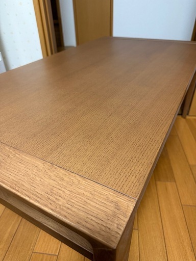 受取者決定 カリモク家具 センターテーブル「T15380」幅105cm オーク材 