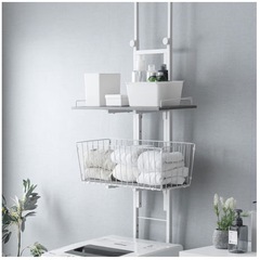 ランドリーラック 収納棚 幅60cm 突っ張り式の画像