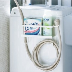 山崎実業　洗濯機横ラックの画像