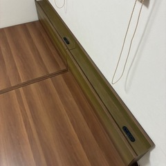 ロータイプ　シングルベッド2個セット　中古の画像